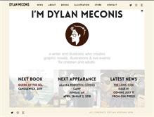 Tablet Screenshot of dylanmeconis.com